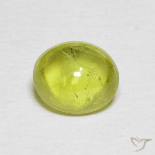 1.63ct Natural Amarelo limão claro Esfena, oval, Transparente