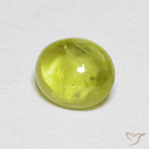 Esfena Amarelo limão claro Natural 1.63ct, oval, Transparente