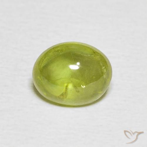 1.36ct Natural Luz amarela Esfena, oval, Transparente