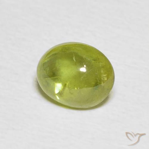 Esfena Luz amarela Natural 1.36ct, oval, Transparente