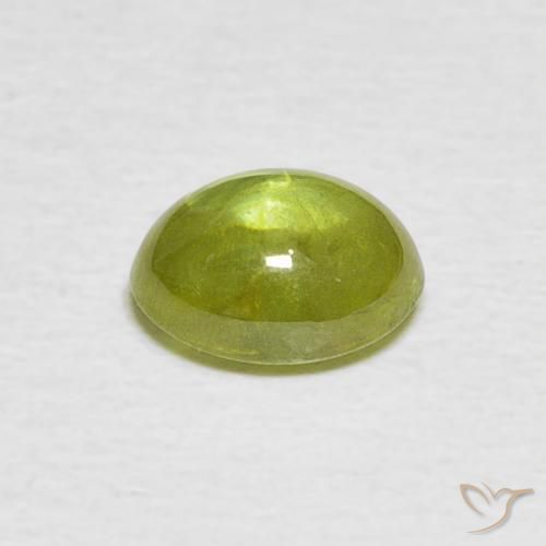 Esfena Luz amarela Natural 1.36ct, oval, Transparente