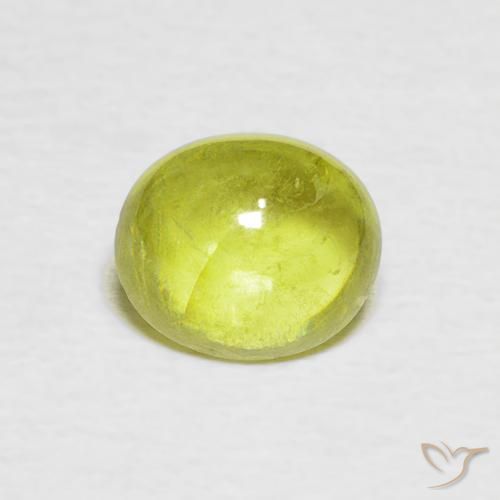 1.44ct Natural Luz amarela Esfena, oval, Transparente