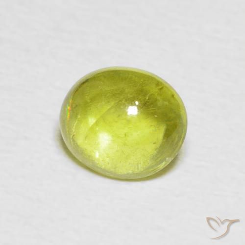 Esfena Luz amarela Natural 1.44ct, oval, Transparente