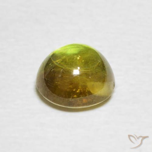 Esfena amarelo médio Natural 1.31ct, oval, Transparente
