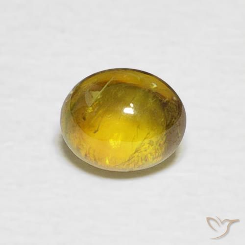 0.69ct Natural Castanho médio Esfena, oval, Transparente