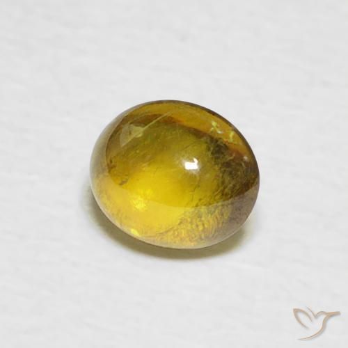 Esfena Castanho médio Natural 0.69ct, oval, Transparente