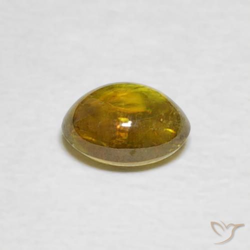 Esfena Castanho médio Natural 0.69ct, oval, Transparente