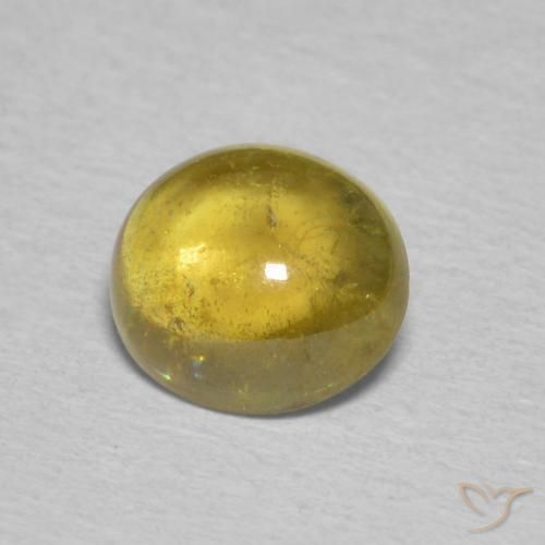 Esfena Amarelo Dijon Natural 1.82ct, oval, Transparente