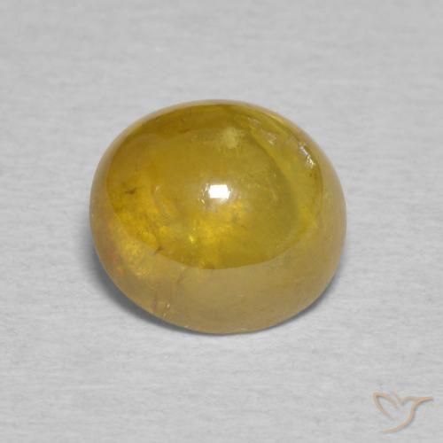 2.06ct Natural Dourado acastanhado Esfena, oval, Transparente