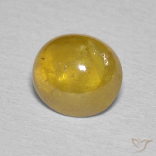 Esfena Dourado acastanhado Natural 2.06ct, oval, Transparente