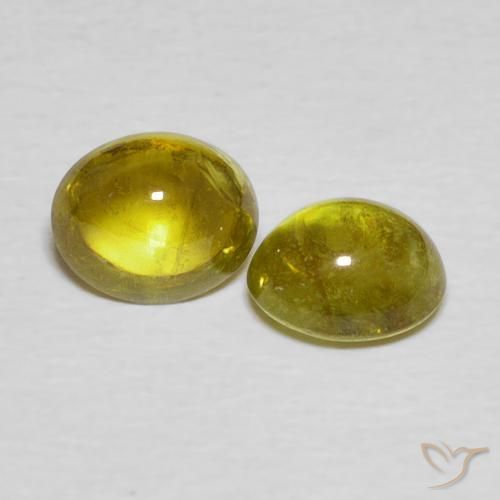 Pedras preciosas de Esfena Marrom Dourado Profundo natural de 2.26 ct, oval, Transparente