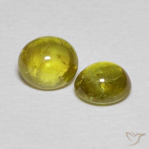 Pedras preciosas de Esfena Marrom Dourado Profundo natural de 1.76 ct, oval, Transparente