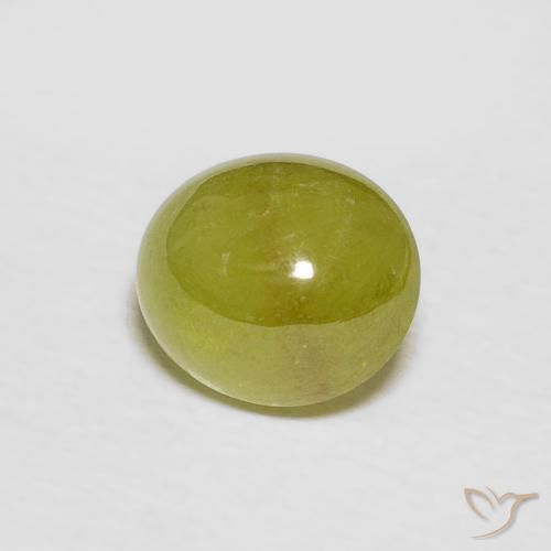 Esfena Limão amarelo Natural 2.24ct, oval, Translúcido