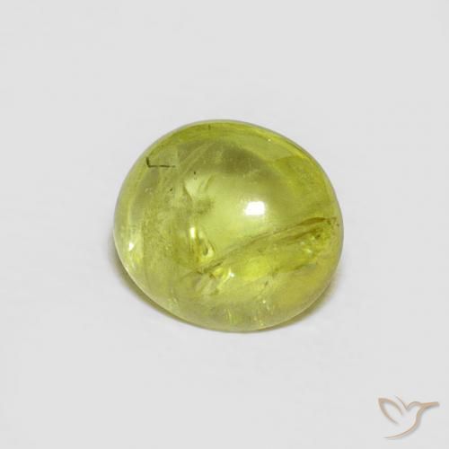 Esfena Verde médio Natural 1.75ct, oval, Transparente