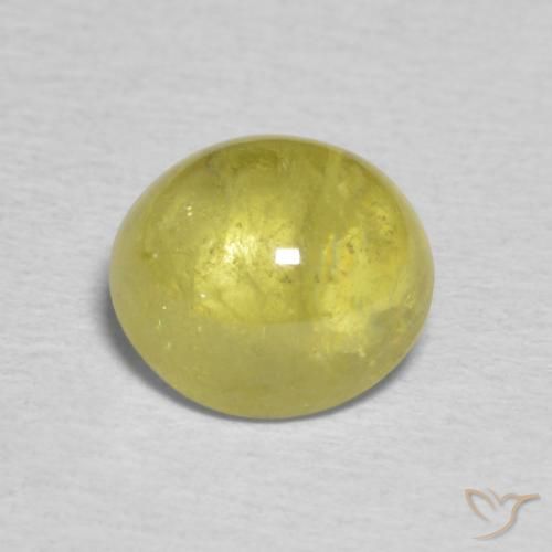 1.62ct Natural Dourado Verde Marrom Esfena, oval, Transparente