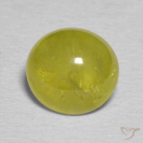2.17ct Natural Verde Floresta Quente Esfena, oval, Translúcido