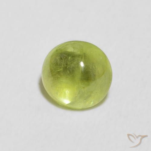Esfena Verde claro Natural 0.85ct, oval, Transparente