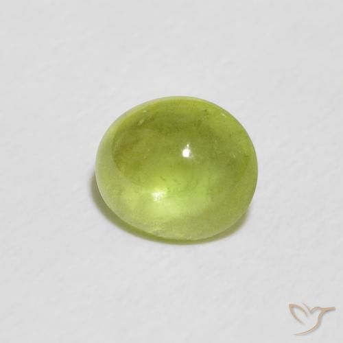 Esfena Verde claro Natural 1.02ct, oval, Transparente