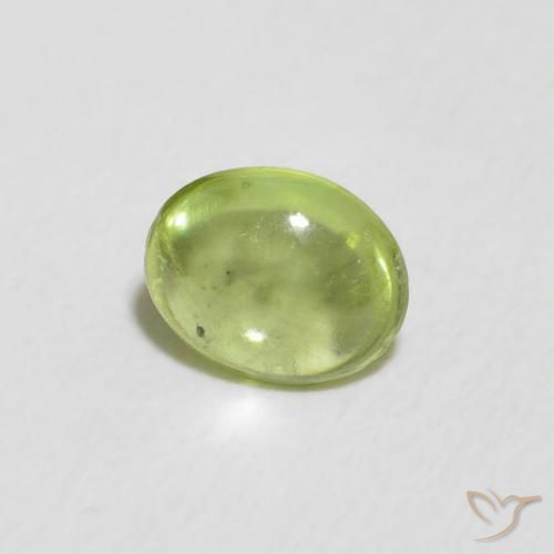 Esfena Verde claro Natural 0.66ct, oval, Transparente
