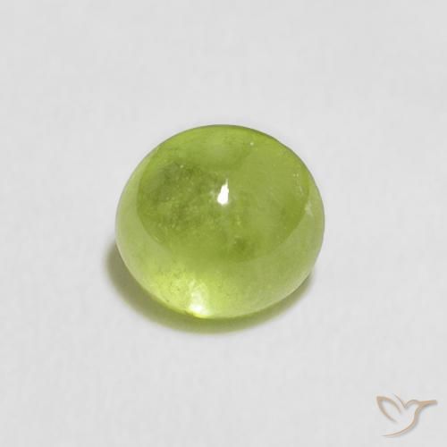 1.16ct Natural Verde médio Esfena, oval, Transparente