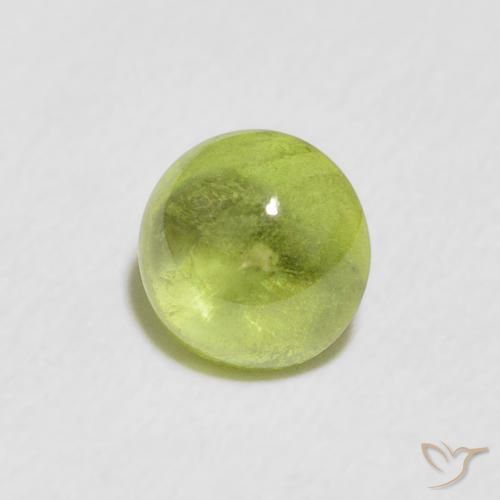 Esfena Verde médio Natural 1.04ct, oval, Transparente