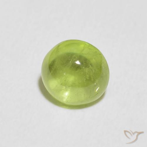 Esfena Verde médio Natural 0.97ct, Redondo, Transparente