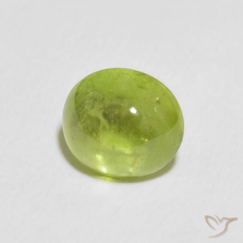Esfena Verde médio Natural 1.74ct, oval, Transparente