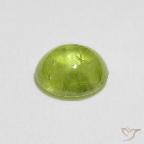 Esfena Verde médio Natural 1.74ct, oval, Transparente