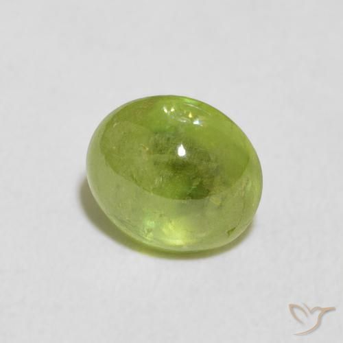 Esfena Verde médio Natural 1.55ct, oval, Transparente