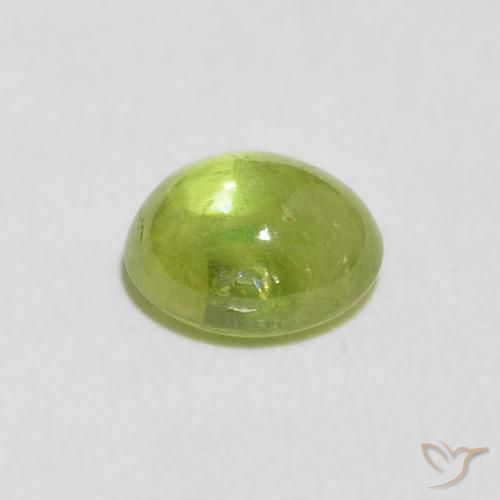 Esfena Verde médio Natural 1.55ct, oval, Transparente