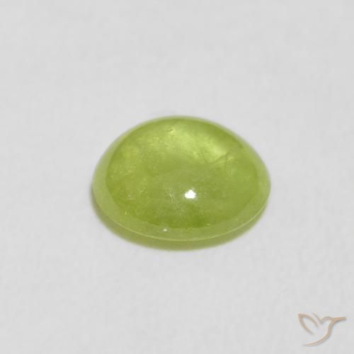 Esfena Verde claro Natural 1.26ct, oval, Transparente