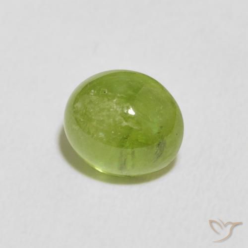 Esfena Verde médio Natural 1.75ct, oval, Transparente
