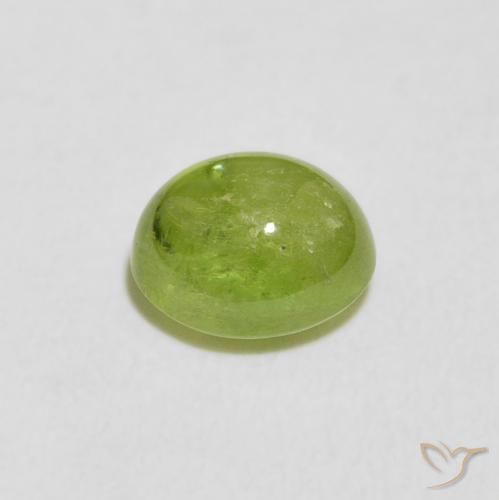 Esfena Verde médio Natural 1.75ct, oval, Transparente