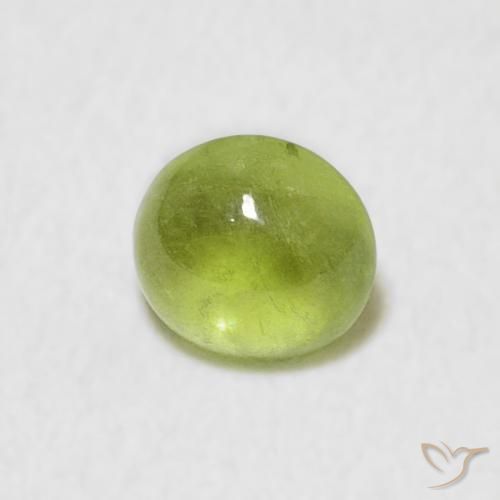 Esfena Verde claro Natural 0.69ct, oval, Transparente