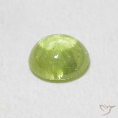 Esfena Luz verde Natural 1.37ct, oval, Transparente