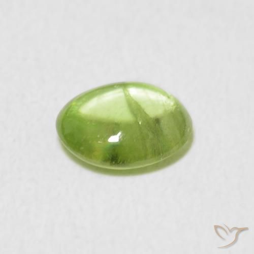 Esfena Luz verde Natural 1.02ct, oval, Transparente