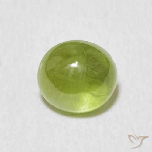 1.64ct Natural verde vivo Esfena, oval, Transparente