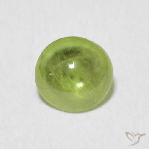 1.33ct Natural Verde médio Esfena, oval, Transparente