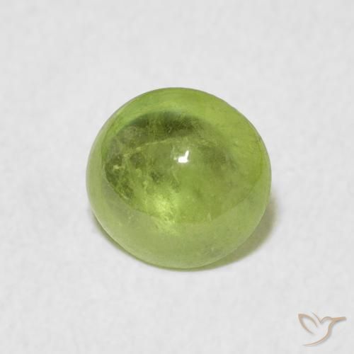 Esfena Verde médio Natural 1.33ct, oval, Transparente