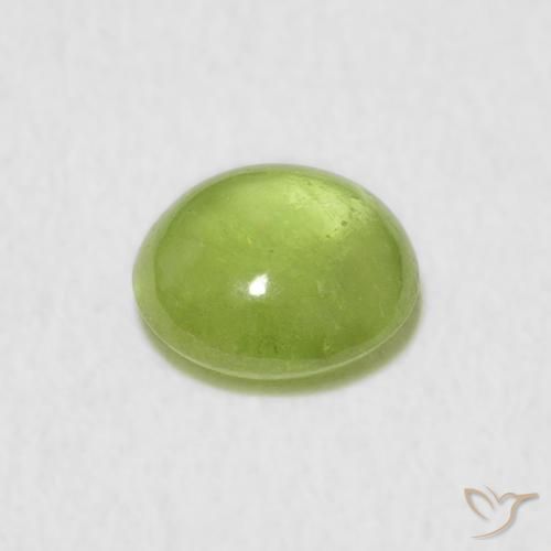Esfena Verde médio Natural 1.33ct, oval, Transparente