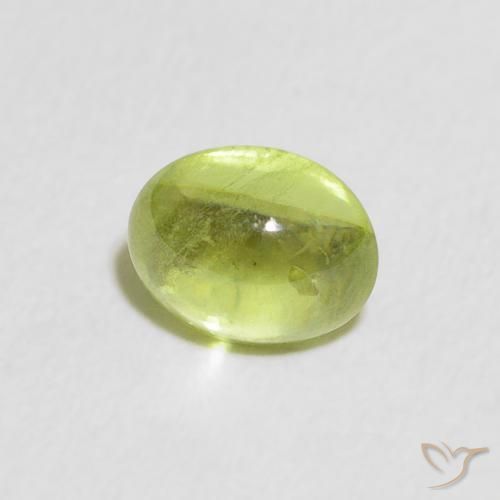 Esfena Verde claro Natural 0.91ct, oval, Transparente