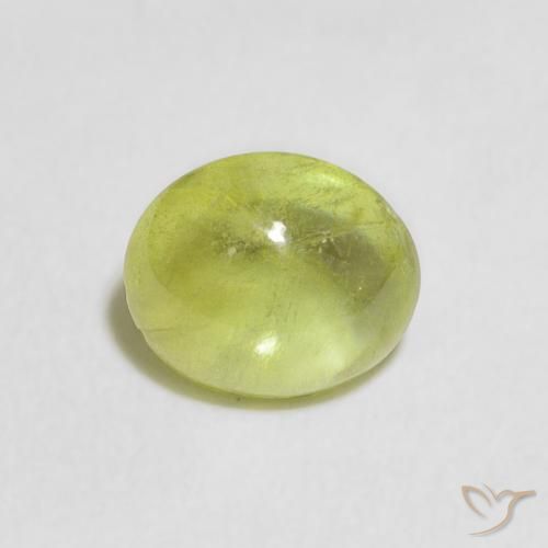 1.32ct Natural Luz verde Esfena, oval, Transparente