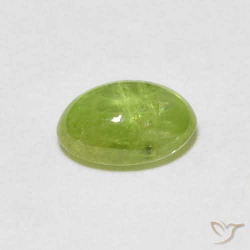 Esfena Verde claro Natural 1.11ct, oval, Transparente