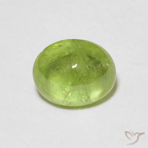 1.05ct Natural verde vivo Esfena, oval, Transparente