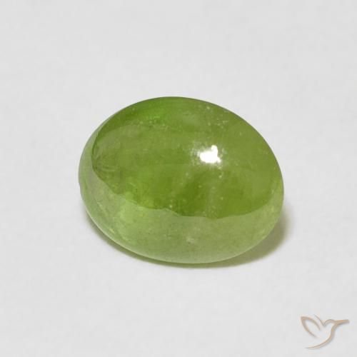Esfena Verde médio Natural 1.16ct, oval, Transparente