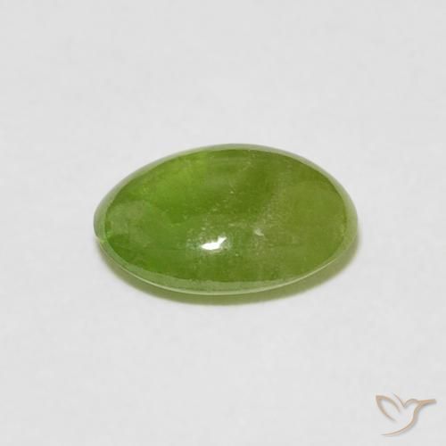 Esfena Verde médio Natural 1.16ct, oval, Transparente