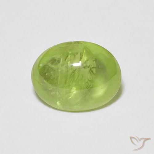 1.60ct Natural Verde Vivo Claro Esfena, oval, Transparente
