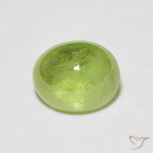 1.76ct Natural verde vivo Esfena, oval, Transparente
