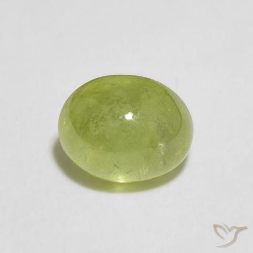 1.81ct Natural verde vivo Esfena, oval, Transparente