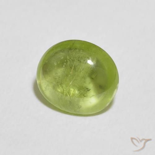 Esfena Verde médio Natural 1.04ct, oval, Transparente